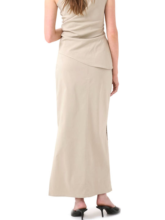 My Essential Wardrobe Maxi Rock Khaki My Essential Wardrobe Maxi Rock Khaki