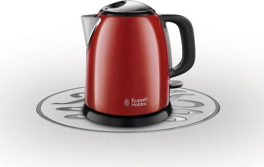 Russell Hobbs Plus Βραστήρας 1lt 2400W Κόκκινος