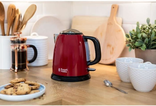 Russell Hobbs Plus Βραστήρας 1lt 2400W Κόκκινος