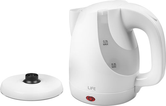 Life WK-004 Fierbător 900ml 1300W Alb
