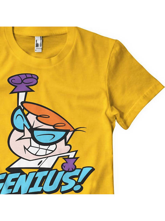 Dexter Genius T-shirt Gold Men Wb-1-dl003-h84-gd