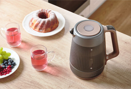 Sencor Βραστήρας 1.7lt 2000W Μαύρo/Καφέ