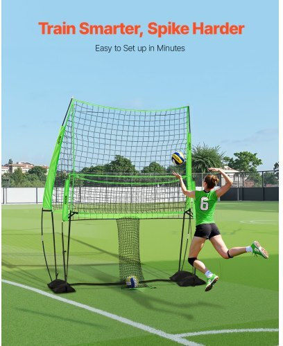 Vevor Portable Volleyball Training System Indoor Outdoor Pqxlwjqkjqwbis5iv001v0