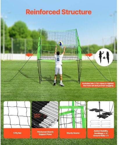 Vevor Portable Volleyball Training System Indoor Outdoor Pqxlwjqkjqwbis5iv001v0