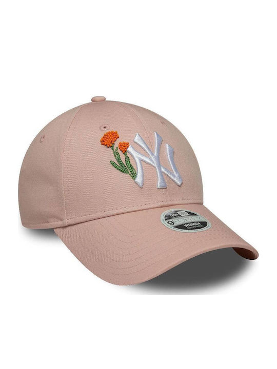 New Era Παιδικό Καπέλο Jockey Υφασμάτινο 9forty Ροζ