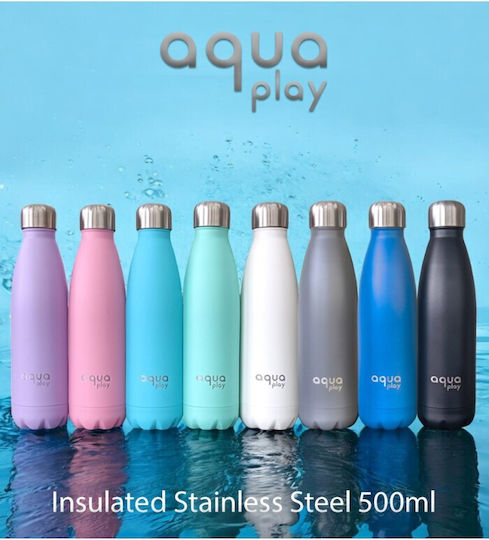 Aquaplay Μπουκάλι Θερμός Ανοξείδωτο 500ml Γαλάζιο