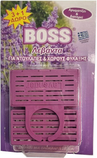 Boss Αρωματικό Ντουλάπας με Άρωμα Λεβάντα 0009656 4τμχ