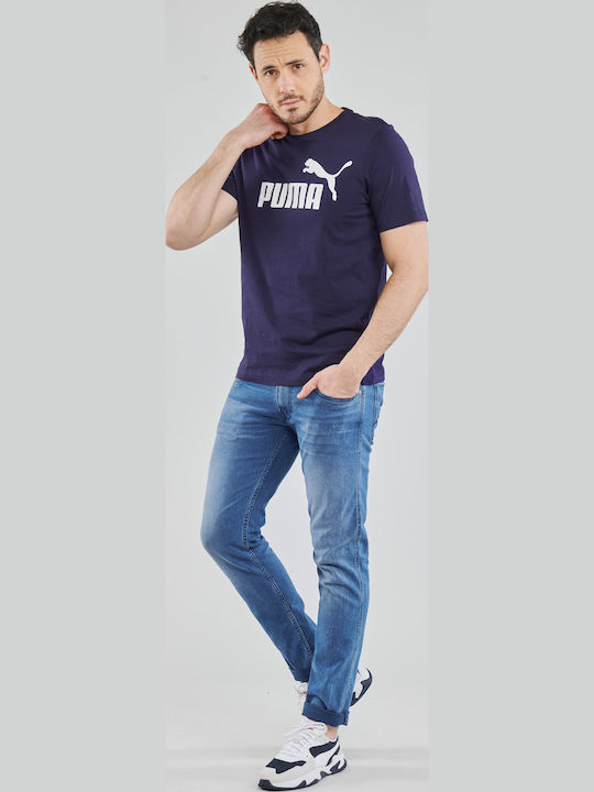 T-shirt Navy Μπλε