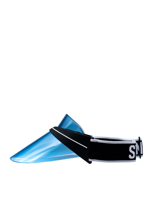 Brims and Trims Frauen Kunststoff Hut Visier Hellblau
