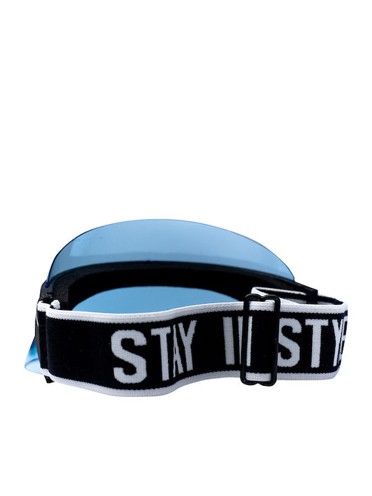 Brims and Trims Frauen Kunststoff Hut Visier Hellblau