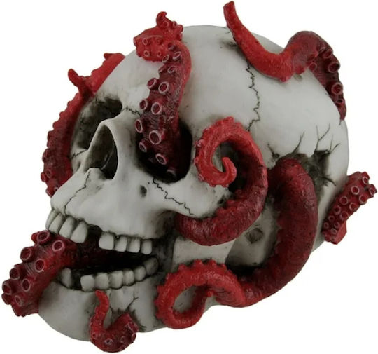 Epigasos Aquarium Decoration Skull Octopus 18x11.5x13.5cm