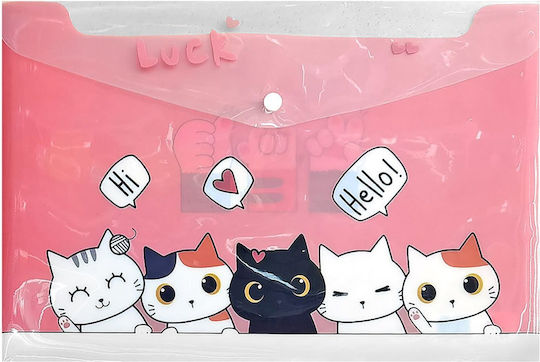 Justnote Folder with Button for Paper A4 12pcs