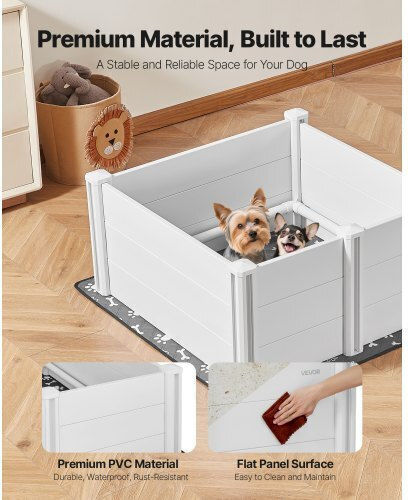 Vevor Door Dog made of Plastic in Gray Color 38.6 x 38.6 x 18.1cm