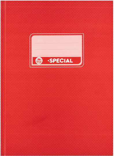 Typotrust Τετράδια Ριγέ Β5 80 Φύλλων Special με Πλαστική Ετικέτα 3τμχ