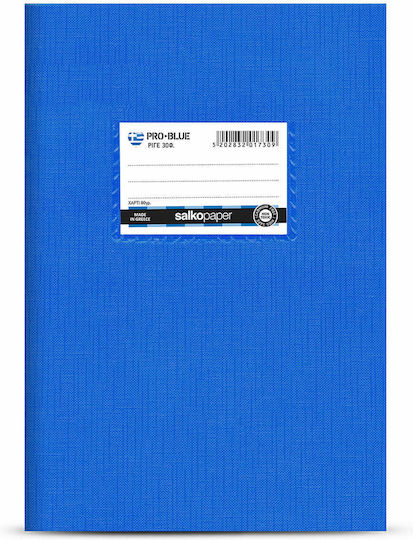 Salko Paper Heft Geregelt 100 Blätter Pro-Blue Blau 1Stück