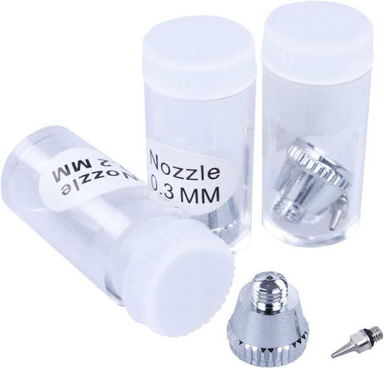 Aerograf cu recipient Bec 0.2mm και 0.3mm Module