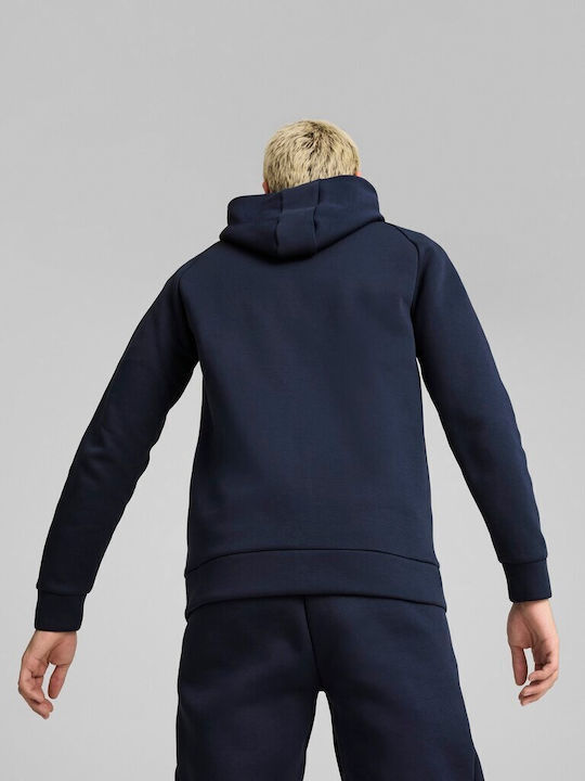 PUMA Hoodie Club Navy with Hood