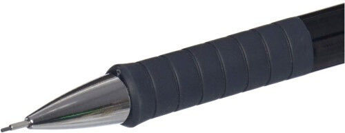 Faber-Castell Apollo Mechanischer Bleistift zum Zeichnen Metallisch 0.7mm mit Radiergummi 1Stück Schwarz