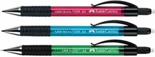 Faber-Castell Gripmatic Механичен Молив Пластмасово 0.5мм с Гума 1бр Зелен