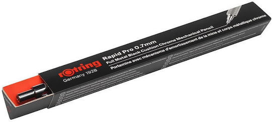 Rotring Rapid Pro Creion mecanic de desen Metalic 0.7mm cu Radiera 1buc Argintiu