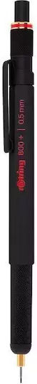 Rotring 800+ Stylus Mechanical Pencil made of Brass 1pcs Black