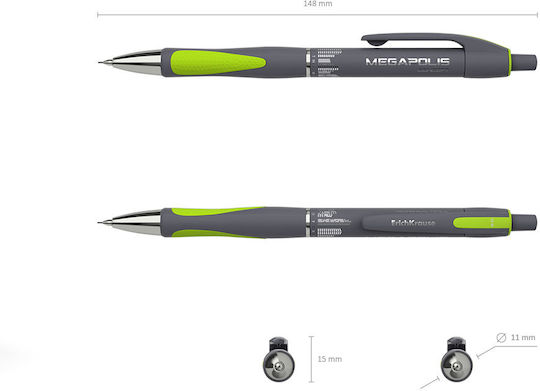 ErichKrause Megapolis Mechanischer Bleistift 0.5mm Schwarz