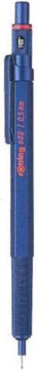 Rotring 600 Mechanical Pencil for Drawing Metallic 1pcs Blue