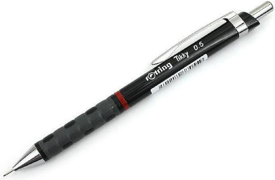 Rotring Tikky Mechanical Pencil for Drawing Metallic 1pcs Black