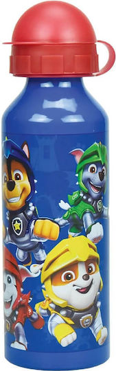 Gim Paw Patrol Детска Бутилка За Вода Paw Patrol От Алуминий С Винтова Капачка Non Spill Син 520мл
