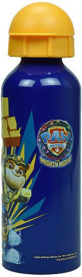 Gim Paw Patrol Детска Бутилка За Вода Paw Patrol От Алуминий С Винтова Капачка Non Spill Син 520мл
