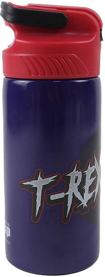 Back Me Up Kids Water Bottle Stainless Steel with Straw bmu Love Dog 500ml (Various Designs)