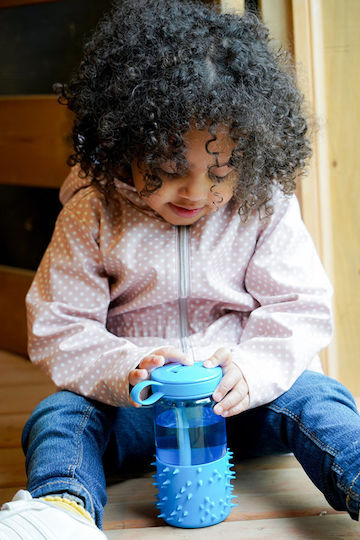 Melii Kids Water Bottle Plastic with Straw Green 503ml