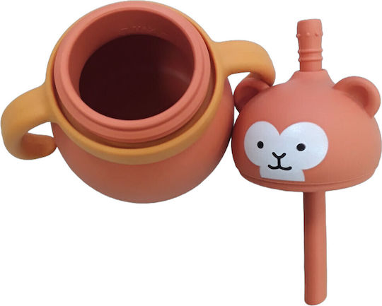 Παγούρι Σιλικόνης Λαβές 200ml Toddler Monkey 32116000004