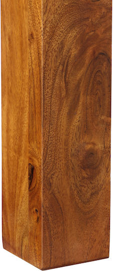 Bodenstehende Schminktisch aus Massivholz Braune Massivholz mit Spiegel 90x45x75cm