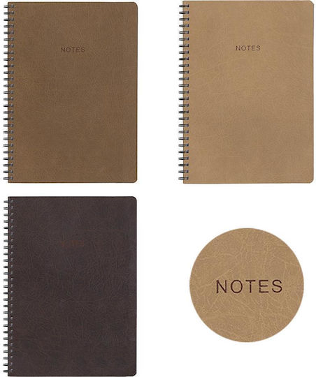 Next Spiral Notebook Ruled A4 105 Sheets 3 Subjects 1pcs (Μiscellaneous colours)