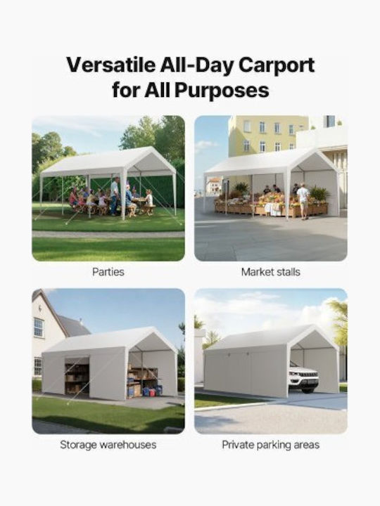 Vevor Gazebo Garten Gray 3.6576x6.096m