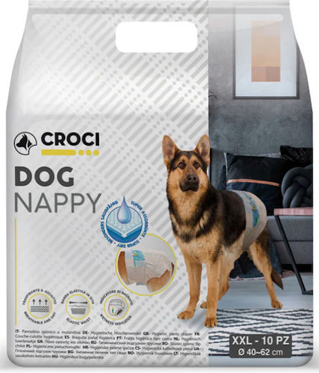 Croci Βρακάκι Σκύλου XXLarge 10τμχ