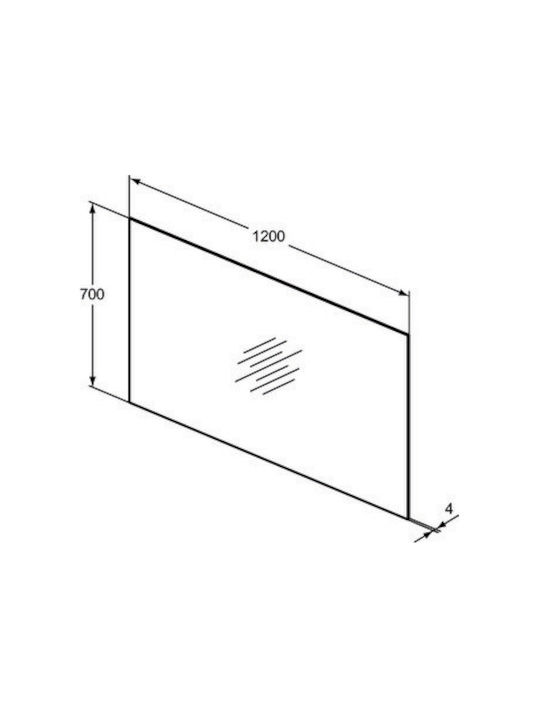 Ideal Standard Bathroom Mirror 120x70cm