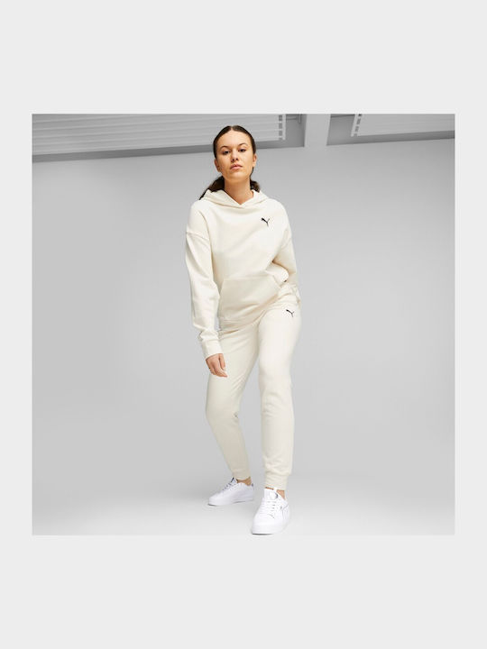Essentials Pantaloni de Trening cu elastic Ecru