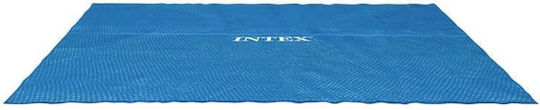 Intex Ηλιακό Προστατευτικό Κάλυμμα Πισίνας Παραλληλόγραμμο Μπλε 716x346εκ.