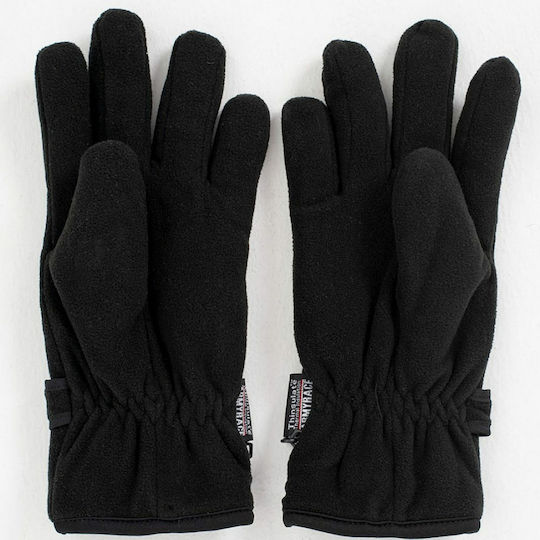 Army Race Fleece Thinsulate Military Gloves Black in Black Color 101A