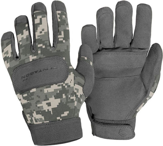 Pentagon Duty Mechanic Military Gloves Digital Camo in Gray color