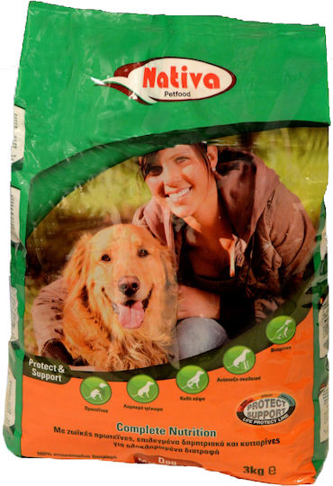 Laky Nativa Mix 3kg Hrană Uscată pentru Câini Adulţi