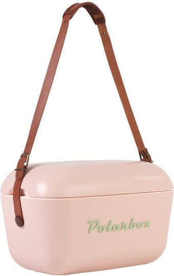 Polarbox Classic & Pop Style Φορητό Ψυγείο 20lt Nude-Olive Green