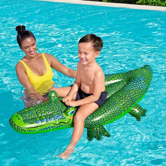 Bestway Inflatable Ride On Crocodile Green 167x71cm