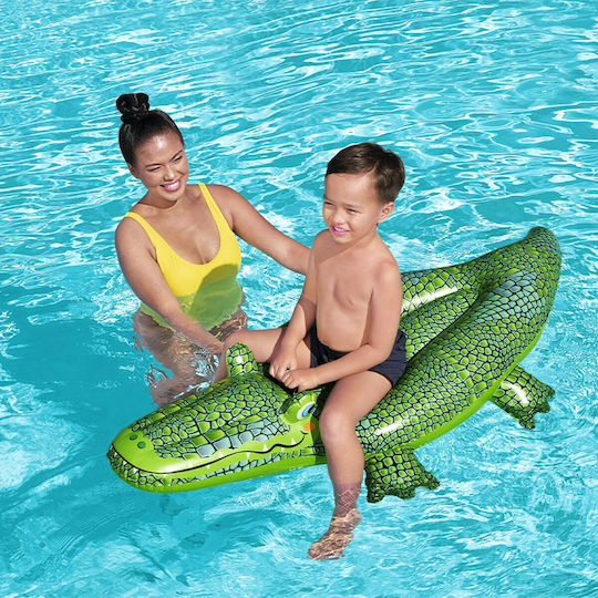 Bestway Inflatable Ride On Crocodile Green 167x71cm