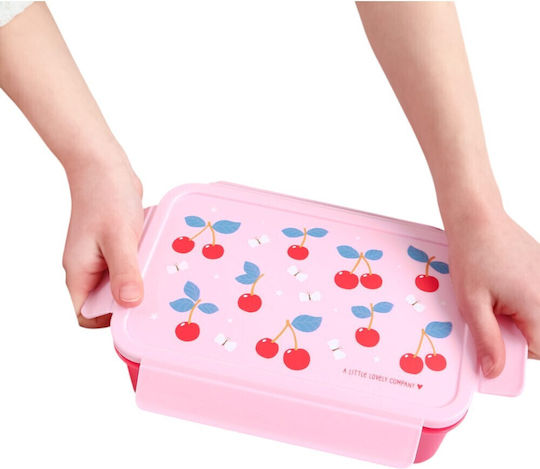 A Little Lovely Company Plastic Kids' Food Container Pink
