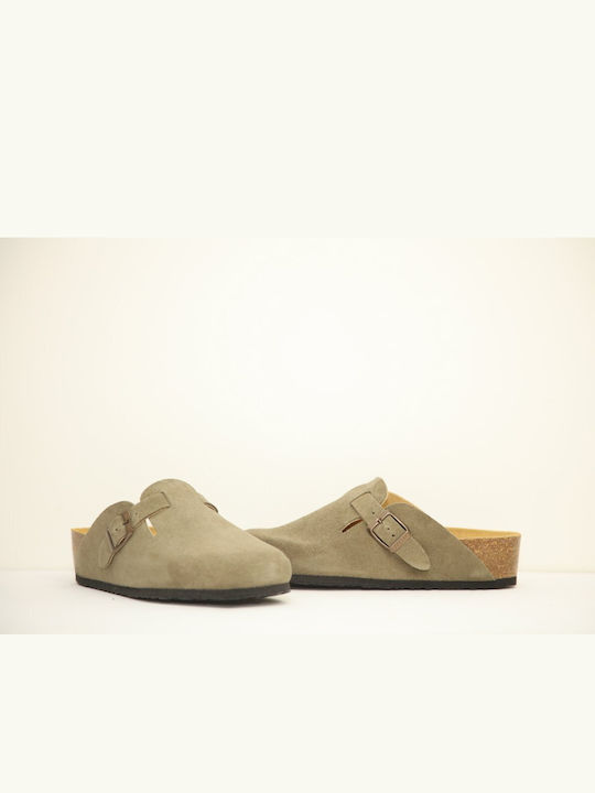 Afelpado Ανατομικές Γυναικείες Παντόφλες Khaki