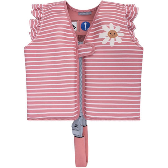 Swim Essentials Σωσίβιο Γιλέκο Κολύμβησης Ιμάντα Ασφαλείας Παιδιά 3-6 Ετών "daisy Flower"