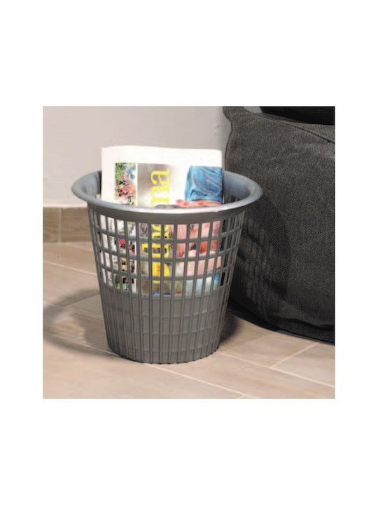 Καλαθι 6.4lt Γραφειου Ανοιχτο D27 5x24h Cm-τιτανιο
